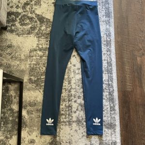 Adidas blue gym legging